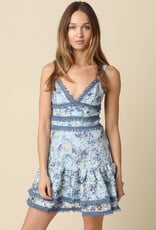 Cameron Floral Crochet Lace Mini Dress