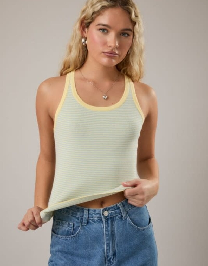 Quinn Striped Knit Tank Top