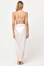L Space Mika Sarong Cover Up Skirt Cream