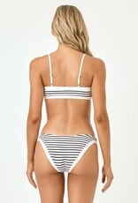 L Space Alex Striped Bikini Bottom Full