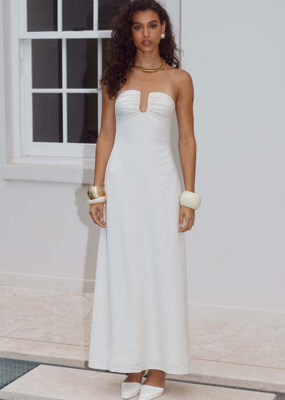 Martha Strapless Maxi Dress
