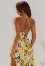 Santonia Halter Corset Maxi Dress