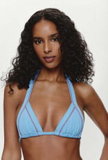 Frankies Bikinis Taite Ribbed Triangle Bikini Top