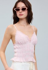 Tiny Stripe Smocked Body Top