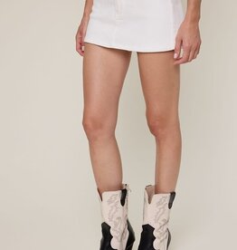 Twill Micro Skort Mini Skirt
