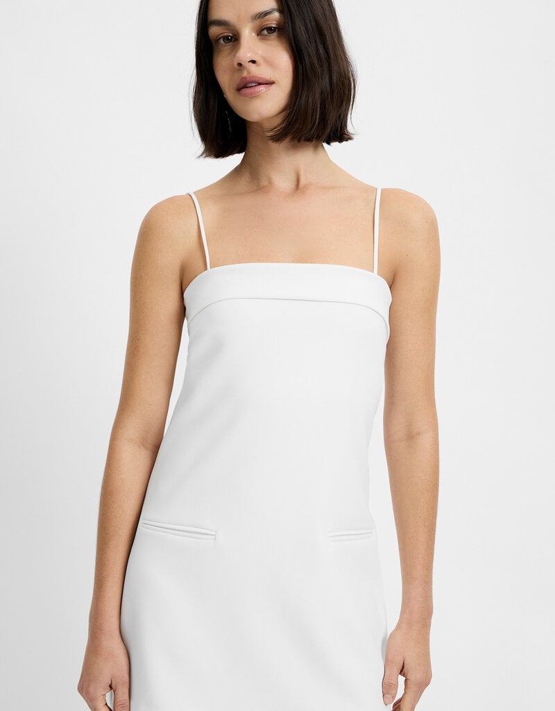 Azra Twill Foldover Strappy Mini Dress