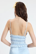 Tiny Stripe Smocked Body Top