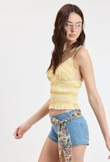 Tiny Stripe Smocked Body Top