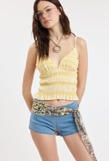 Tiny Stripe Smocked Body Top