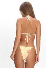 Beaded Floral Bikini Bottom