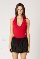 Open Back Halter Neck Top