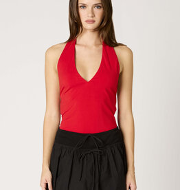 Open Back Halter Neck Top