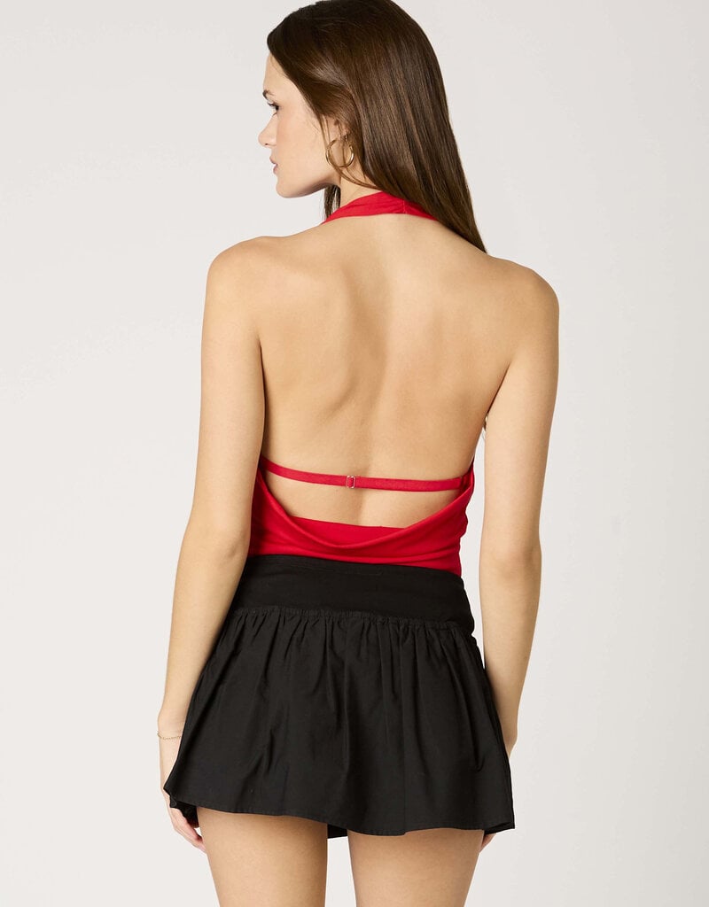 Open Back Halter Neck Top