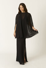 Khadra Sheer Cape Top