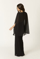 Khadra Sheer Cape Top