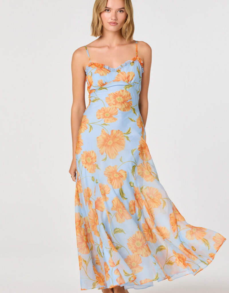 ASTR Maeryn Floral Maxi Dress