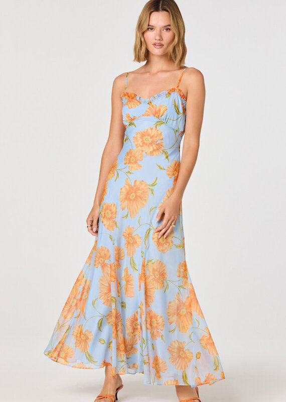 ASTR Maeryn Floral Maxi Dress