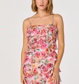 ASTR Blanca Floral Mini Dress