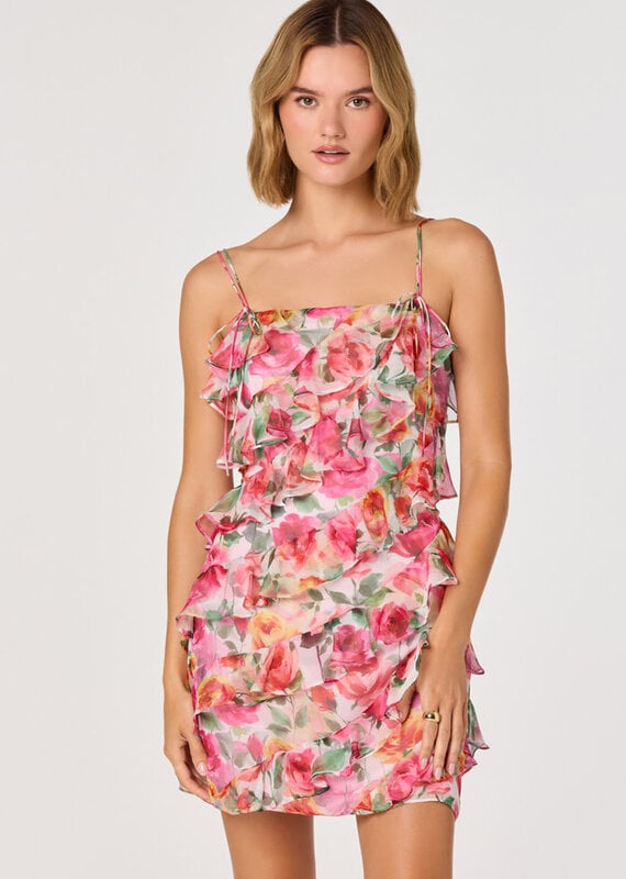 ASTR Blanca Floral Mini Dress