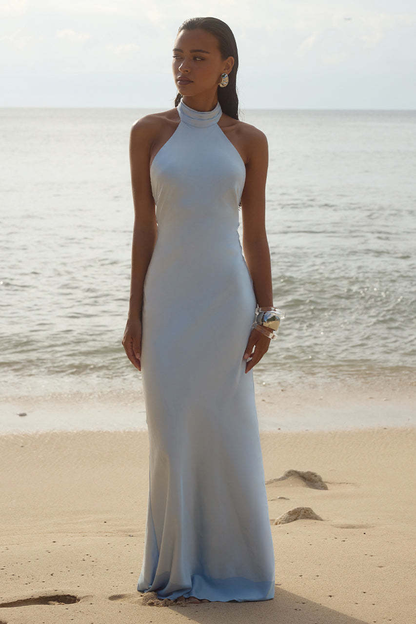 chinese dress ladies DROP SHOULDER LONG DRESS DEAR BRIGITTE – CAMILLA