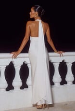 Sylvie Plunge V Neck Maxi Dress