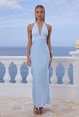 Sylvie Plunge V Neck Maxi Dress