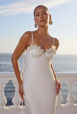 Lavena Floral Detail Maxi Dress