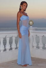 Cassie Glitter Mesh Maxi Dress