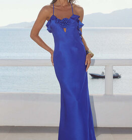 Avalee Frill Trim Maxi Dress