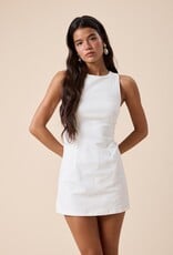 Fitted Sleeveless Shift Mini Dress