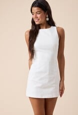 Fitted Sleeveless Shift Mini Dress