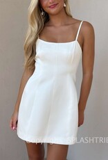 York Satin Mini Dress