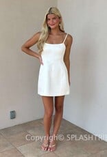 York Satin Mini Dress