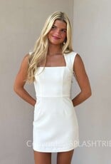 Whisper Ruth Square Neck Mini Dress
