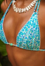 Kulani Kinis Decorative Panel Halter Bikini Top