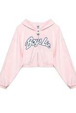 Boys Lie Starlight Alex Zip Up Cropped Hoodie