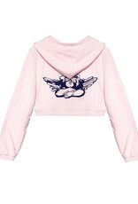Boys Lie Starlight Alex Zip Up Cropped Hoodie