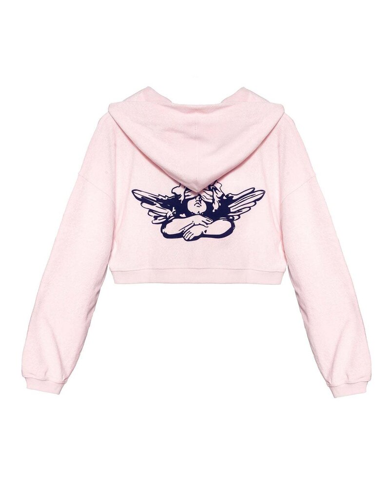 Boys Lie Starlight Alex Zip Up Cropped Hoodie