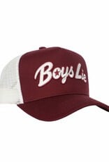Boys Lie Starlight Trucker Hat Red