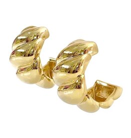 Haley Braided Hoop Earrings G