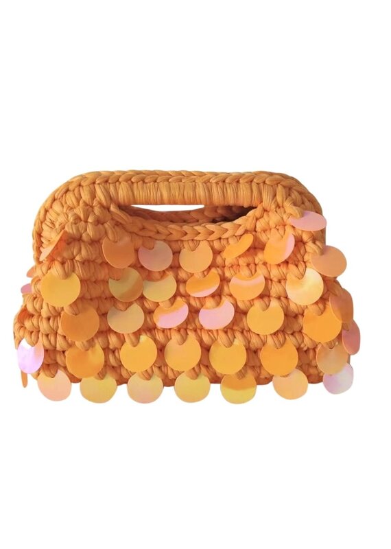 Tropez Woven Bag Orange
