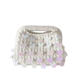 Tropez Woven Bag White