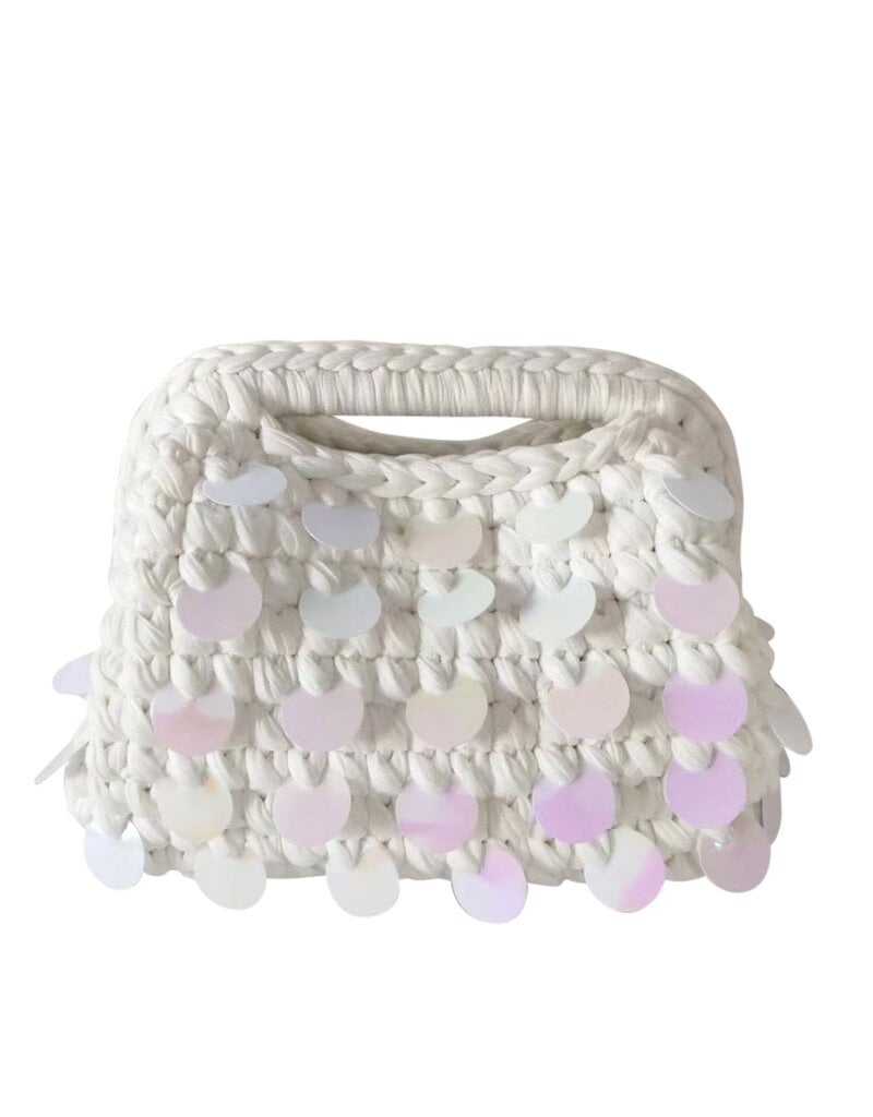 Tropez Woven Bag White