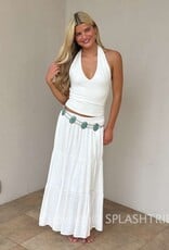 Tiered Flowy Maxi Skirt