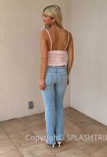 Tiny Stripe Smocked Body Top