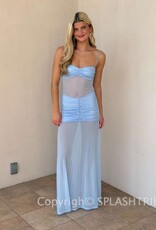 Cassie Glitter Mesh Maxi Dress