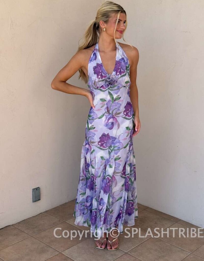 ASTR Yasmeen Floral Maxi Dress