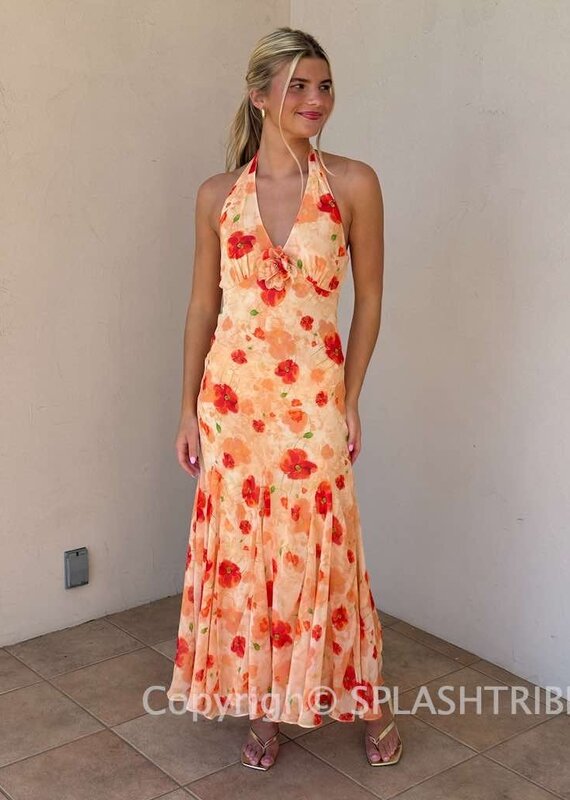 ASTR Yasmeen Floral Maxi Dress