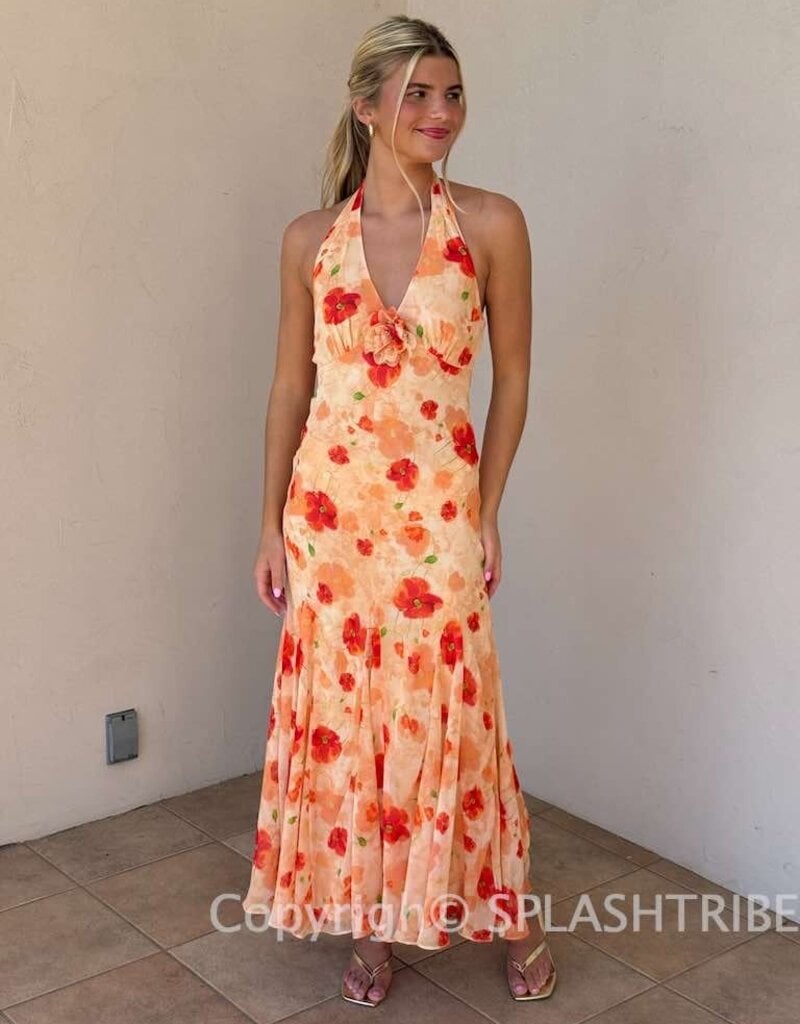 ASTR Yasmeen Floral Maxi Dress