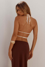 Aurelia Halter Backless Top